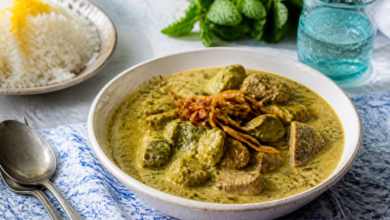 طرز تهیه خورش ماست اصیل اصفهانی