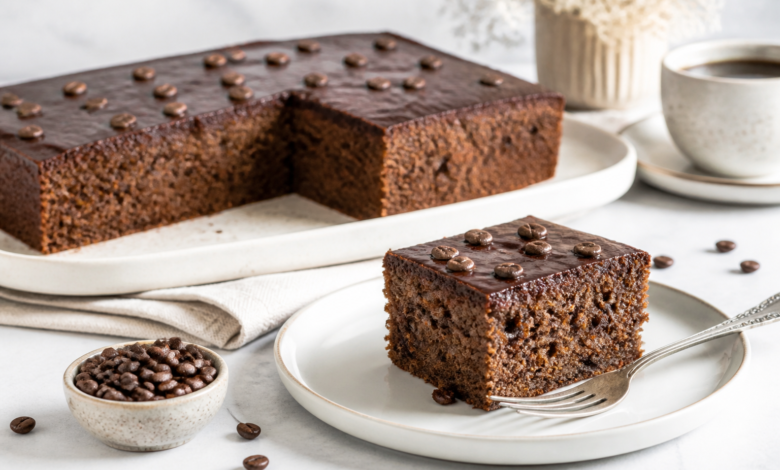 طرز تهیه کیک خیس قهوه خانگی؛ خوشطعم و با بافت پنبهای