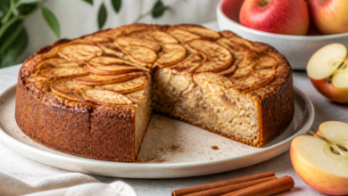 طرز تهیه کیک سیب و دارچین خانگی و لطیف