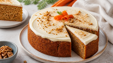 طرز تهیه کیک هویج و دارچین خانگی