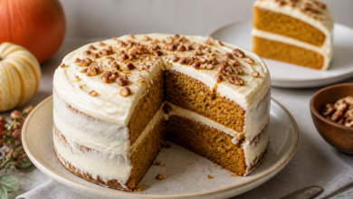 طرز تهیه کیک کدو حلوایی خانگی و لطیف