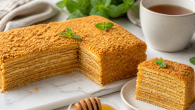 کیک عسلی روسی (مدوویک)