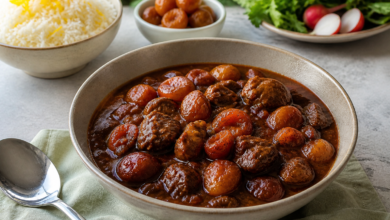 خورش آلوچه