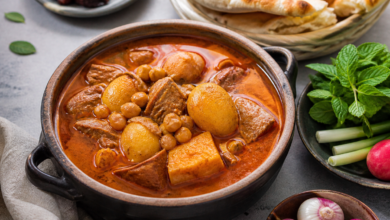 طرز تهیه آبگوشت بزباش سنتی و جاافتاده