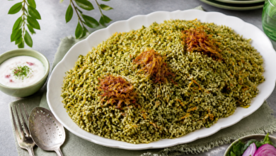 طرز تهیه کلم‌پلو شیرازی اصیل و سنتی